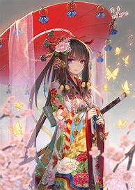 Image result for Japanese Anime Girl Art