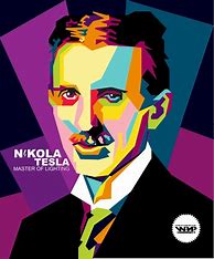 Image result for Nikola Tesla Pop Art