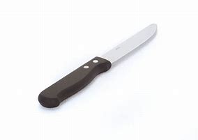 Image result for Steak Knife Black Handle