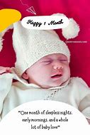 Image result for One Month Baby Quotes