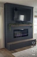 Image result for Built in Shelves Living Room Fireplace