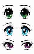 Image result for Girl Cartoon Eyes Different