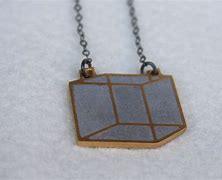 Image result for Gold Cube Eye Necklace