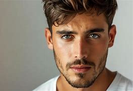 Image result for Attractive Man Dark Hair Green Eyes Beard