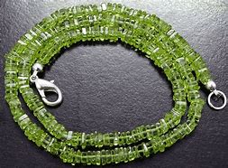 Image result for Large Square Stone Peridot Necklace