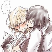 Image result for Dazai X Chuuya Kiss Me