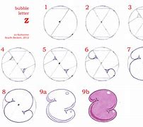 Image result for How to Draw Bubble Letters