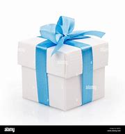 Image result for Gift Box White Abd Blue