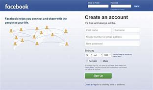 Image result for Facebook Sign Up