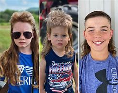 Image result for Baseball Mullet Kids