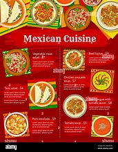 Image result for Mexican Food Printable