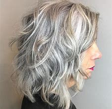 Image result for Grey Hair Style 60