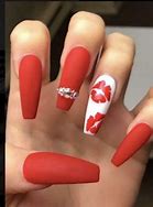 Image result for Simple Valentine's Nail Art