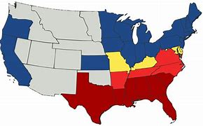 Image result for Secession Map 1861