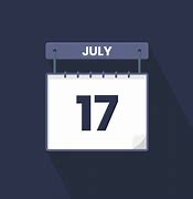 Image result for July 17th Calendar