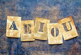 Image result for Aeiou Letters