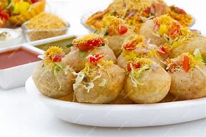 Image result for Image of Sev Puri JPEG