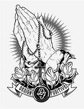 Image result for Praying Hands with Rosary Art