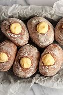 Image result for Chocolate Bavarian Cream Donut