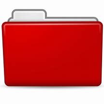 Image result for Icon Red Folder Realistic