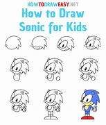 Image result for How to Draw Sonic in Steps