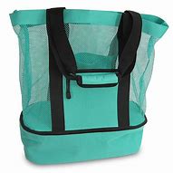 Image result for Mesh Beach Bag with Cooler