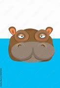 Image result for Cartoon Hippo Out of Water