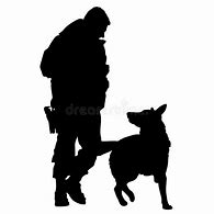 Image result for Police K9 Silhouette