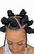 Image result for Bantu Knots with Bangs