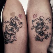 Image result for Mickey and Minnie Mouse Tattoos