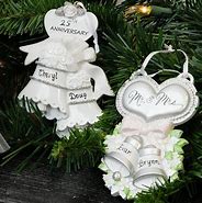 Image result for Wedding Christmas Ornaments