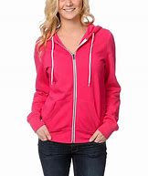 Image result for Pink Zip Up Hoodie