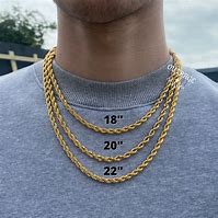 Image result for Men's Gold Chain Necklace