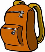 Image result for Brown Backpack Clip Art Clip Art