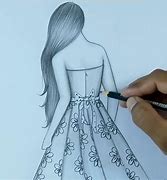 Image result for Girl Back Sketch