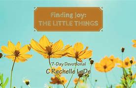 Image result for Finding Joy in Small Things Wirh Sayings