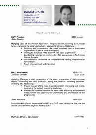 Image result for An Example of CV