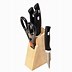 Image result for Kitchen Knife Set Wood