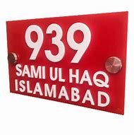 Image result for House Number Plate