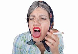 Image result for Old Lady Coughing