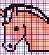 Image result for Horse Pixel Art Grid