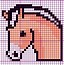 Image result for Horse Pixel Art Grid