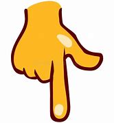 Image result for Black Hand Pointing Emoji