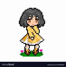 Image result for Cute Anime Girl Pixel