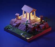 Image result for Low Poly Temple