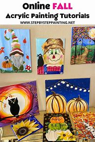 Image result for Cute Fall Ideas Easy Canvas Paintings