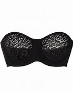 Image result for Triump Black Strappless Bra