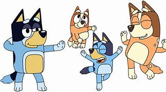 Image result for Bluey Dancing Clip Art