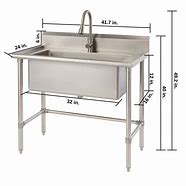 Image result for Stainless Steel Utility Sink