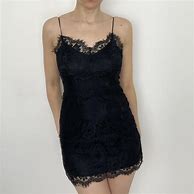 Image result for Black Lace Mini Dress